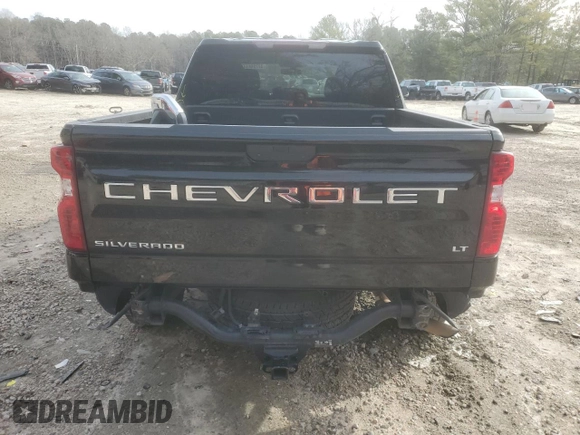 2020 Chevrolet Silverado 1500 LT with VIN 1GCPWCED8LZ176062, listed as a Copart auction lot 37726814 with 115,118 mi miles and Salvage Title. Bid and sale history available at carsss.com. Image 6.
