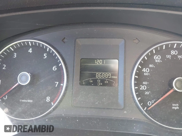 2014 Volkswagen Jetta SE with VIN 3VWD17AJ7EM385606, listed as a IAAI auction lot 42575046 with 86,889 mi miles and . Bid and sale history available at DreamBid. Image 7.