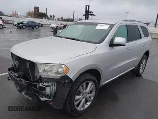 2013 Dodge Durango Crew z VIN 1C4RDJDGXDC637572, wystawiony jako IAAI lot #41922757 z przebiegiem 110 941 mil mil oraz . Historia ofert i sprzedaży dostępna na DreamBid. Obrazek 2.