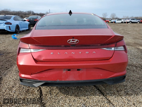 2023 Hyundai Elantra SEL with VIN 5NPLM4AG4PH088858, listed as a Copart auction lot 51628855 with 140,605 mi miles and Salvage Title. Bid and sale history available at DreamBid. Image 6.
