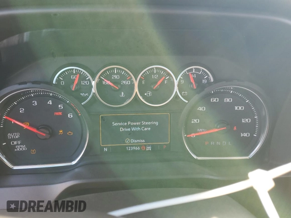 2021 Chevrolet Silverado 1500 LTZ with VIN 3GCUYGET3MG321862, listed as a Copart auction lot 81324384 with 123,966 mi miles and Salvage Title. Bid and sale history available at DreamBid. Image 9.