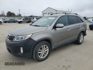 2014 Kia Sorento LX with VIN 5XYKTCA67EG545408, listed as a Copart auction lot 44233545 with 115,527 mi miles and Salvage Title. Bid and sale history available at carsss.com. Image 1.