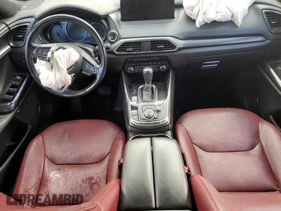 2022 Mazda CX-9 Carbon Edition with VIN JM3TCBDY8N0613658, listed as a Copart auction lot 76939354 with 34,380 mi miles and Non repairable. Bid and sale history available at DreamBid. Image 8.