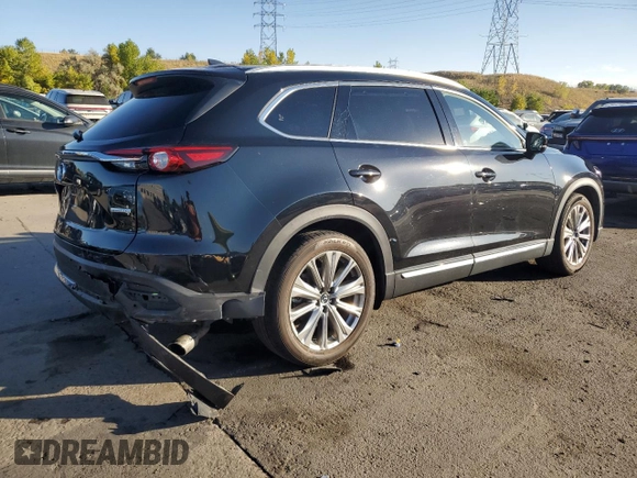 2021 Mazda CX-9 Signature with VIN JM3TCBEY9M0521875, listed as a Copart auction lot 75004384 with 27,486 mi miles and Salvage Title. Bid and sale history available at carsss.com. Image 3.