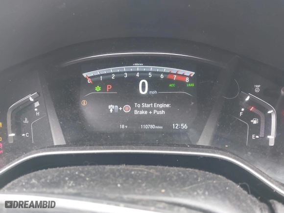 2018 Honda CR-V EX with VIN 7FARW2H54JE105035, listed as a IAAI auction lot 41395035 with 110,780 mi miles. Bid and sale history available at carsss.com. Image 7.