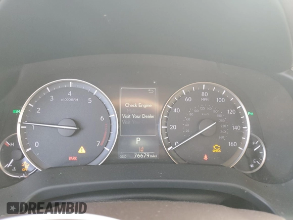2019 Lexus RX 350L Premium with VIN JTJDZKCA3K2020772, listed as a Copart auction lot 47033295 with 76,679 mi miles and Salvage title. Bid and sale history available at DreamBid. Image 9.
