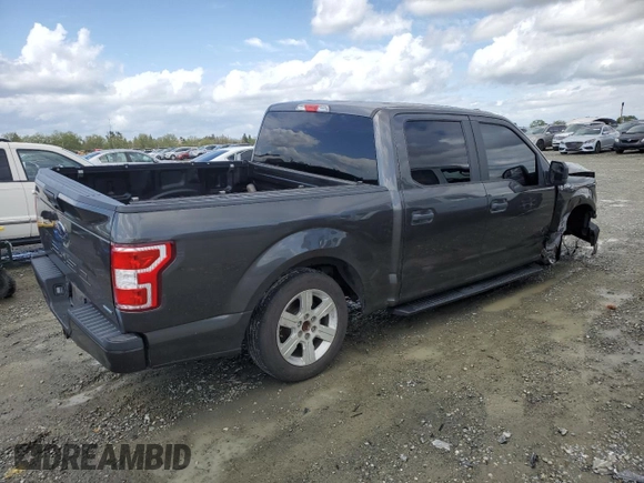 2018 Ford F-150 XL with VIN 1FTEW1CP7JKE15048, listed as a Copart auction lot 51328255 with 146,938 mi miles and Salvage Title. Bid and sale history available at carsss.com. Image 3.