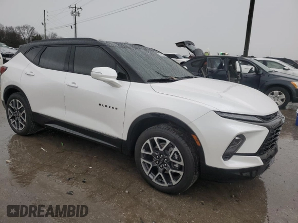 2025 Chevrolet Blazer RS with VIN 3GNKBERS0SS101529, listed as a Copart auction lot 85469464 with 8,093 mi miles and Salvage title. Bid and sale history available at DreamBid. Image 4.