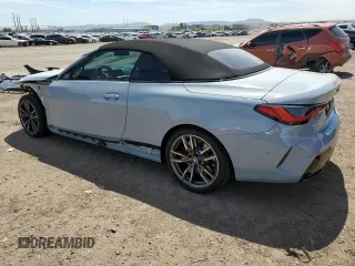 2023 BMW 4 Series M440i with VIN WBA53AT01PCL91616, listed as a Copart auction lot 47606453 with 1,143 mi miles and . Bid and sale history available at DreamBid. Image 2.