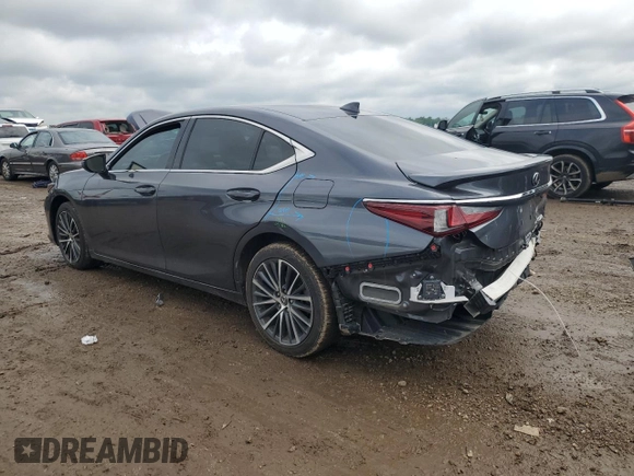 2022 Lexus ES 250 with VIN 58AD11D13NU009089, listed as a Copart auction lot 59532615 with 43,248 mi miles and Salvage title. Bid and sale history available at DreamBid. Image 2.