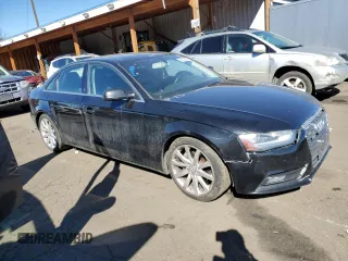 2013 Audi A4 Premium Plus with VIN WAUFFAFL1DA168100, listed as a Copart auction lot 46716045 with 135,639 mi miles and Salvage Title. Bid and sale history available at carsss.com. Image 4.