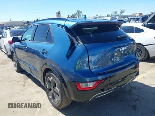 2023 Kia Niro Wind with VIN KNDCR3L19P5038753, listed as a IAAI auction lot 41750599 with 59,182 mi miles. Bid and sale history available at carsss.com. Image 3.