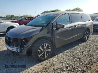 2019 Honda Odyssey Elite с VIN 5FNRL6H96KB023310, выставлен на аукционе Copart как лот 51188605 с пробегом 78 400 миль миль и Списание • Salvage title. История ставок и продаж доступна на DreamBid. Изображение 1.
