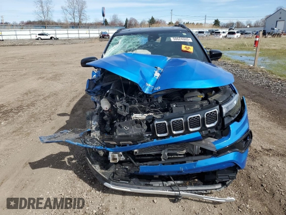 2023 Jeep Compass Limited with VIN 3C4NJDCN3PT549478, listed as a Copart auction lot 50624665 with 19,087 mi miles and Salvage title. Bid and sale history available at DreamBid. Image 5.