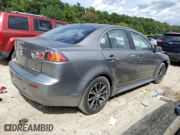 2017 Mitsubishi Lancer ES with VIN JA32U2FUXHU006023, listed as a Copart auction lot 67082114 with 11,638 mi miles and Non Repairable. Bid and sale history available at carsss.com. Image 3.
