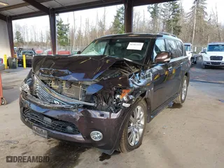 2014 Infiniti QX80 with VIN JN8AZ2NC1E9352911, listed as a IAAI auction lot 41502329 with NaN miles. Bid and sale history available at carsss.com. Image 17.