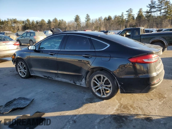 2019 Ford Fusion SEL with VIN 3FA6P0CD2KR222309, listed as a Copart auction lot 42628695 with 85,456 mi miles and Salvage Title. Bid and sale history available at carsss.com. Image 2.