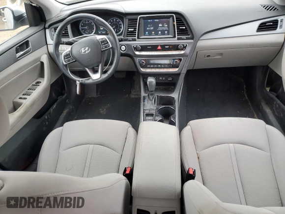 2019 Hyundai Sonata SEL with VIN 5NPE34AF0KH809401, listed as a Copart auction lot 50633645 with 29,970 mi miles and Salvage Title. Bid and sale history available at DreamBid. Image 8.