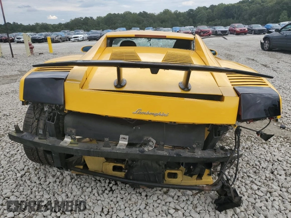 2004 Lamborghini Gallardo z VIN ZHWGU11SX4LA00563, wystawiony jako Copart lot #73732524 z przebiegiem 51 762 mil mil oraz Szkody całkowita. Historia ofert i sprzedaży dostępna na DreamBid. Obrazek 6.