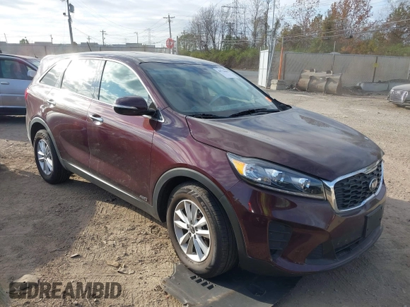 2019 Kia Sorento S V6 with VIN 5XYPGDA54KG559320, listed as a IAAI auction lot 40754605 with 68,555 mi miles. Bid and sale history available at carsss.com. Image 1.