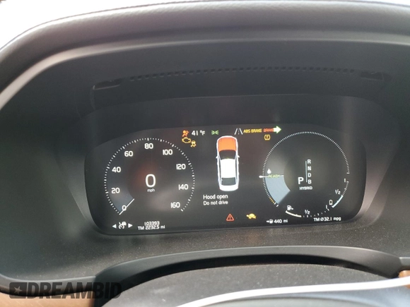 2018 Volvo S90 Inscription with VIN LVYBC0AL0JP024003, listed as a Copart auction lot 46410805 with 103,393 mi miles and Salvage Title. Bid and sale history available at carsss.com. Image 9.