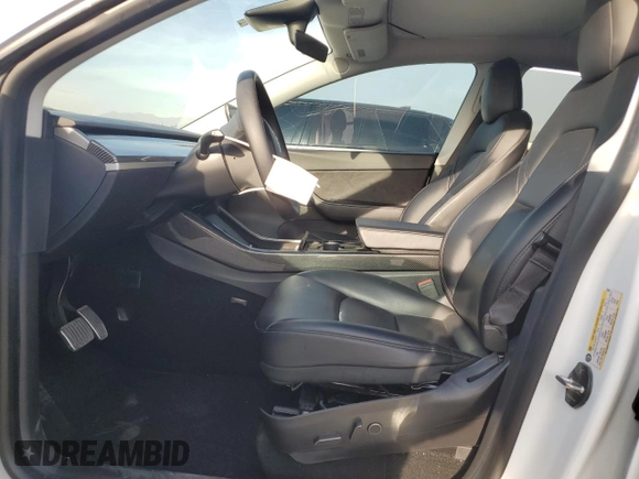 2021 Tesla Model Y Long Range z VIN 5YJYGDEE7MF090698, wystawiony jako Copart lot #44192555 z przebiegiem 78 907 mil mil oraz Szkoda całkowita • Salvage title. Historia ofert i sprzedaży dostępna na DreamBid. Obrazek 7.