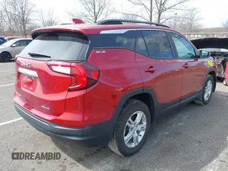 2023 GMC Terrain SLE with VIN 3GKALTEG0PL207699, listed as a IAAI auction lot 41791865 with 13,566 mi miles. Bid and sale history available at carsss.com. Image 4.