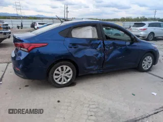 2021 Hyundai Accent SEL with VIN 3KPC24A61ME135728, listed as a Copart auction lot 56217095 with 40,181 mi miles and Salvage title. Bid and sale history available at DreamBid. Image 3.
