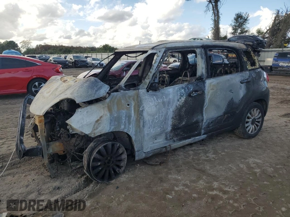 2014 FIAT 500L Easy with VIN ZFBCFABH8EZ023813, listed as a Copart auction lot 85785884 with Not Provided miles and Non Repairable. Bid and sale history available at DreamBid. Image 1.