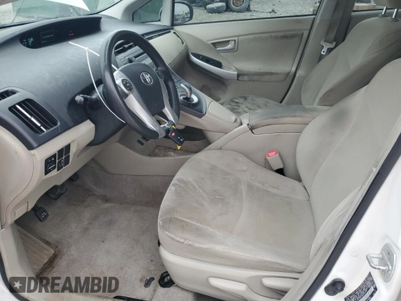 2011 Toyota Prius I with VIN JTDKN3DU6B0294970, listed as a Copart auction lot 51277255 with 399,412 mi miles and Salvage Title. Bid and sale history available at DreamBid. Image 7.