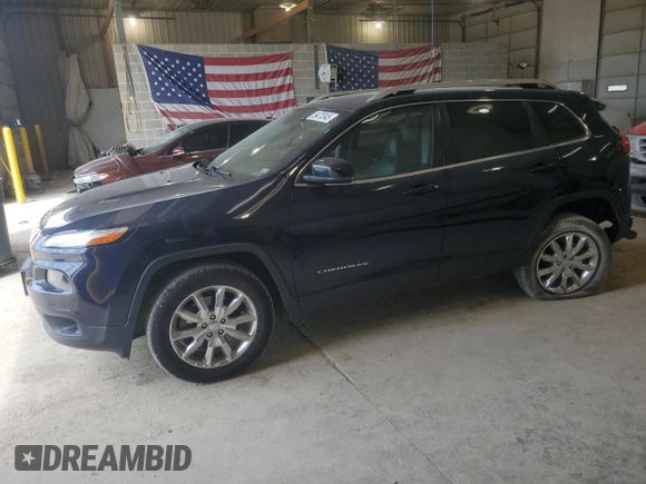 2016 Jeep Cherokee Limited z VIN 1C4PJMDS8GW120974, wystawiony jako Copart lot #56470345 z przebiegiem 112 996 mil mil oraz Szkoda całkowita • Salvage title. Historia ofert i sprzedaży dostępna na DreamBid. Obrazek 1.