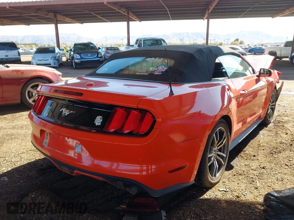 2016 Ford Mustang EcoBoost Premium with VIN 1FATP8UH3G5329740, listed as a IAAI auction lot 41598323 with 101,709 mi miles and . Bid and sale history available at carsss.com. Image 4.