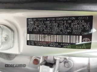 2013 Scion xD z VIN JTKKUPB4XD1038754, wystawiony jako IAAI lot #42231402 z przebiegiem 157 648 mil mil oraz . Historia ofert i sprzedaży dostępna na DreamBid. Obrazek 9.