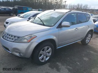 2006 Nissan Murano SL with VIN JN8AZ08T76W402651, listed as a IAAI auction lot 41513127 with 135,716 mi miles. Bid and sale history available at carsss.com. Image 2.