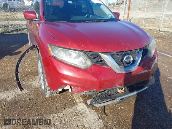 2016 Nissan Rogue SV with VIN 5N1AT2MT4GC738108, listed as a IAAI auction lot 41021683 with 190,101 mi miles. Bid and sale history available at carsss.com. Image 6.