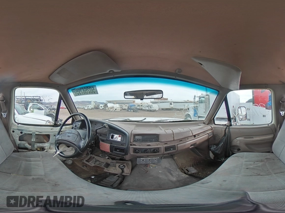1997 Ford F-350 with VIN 1FDKF38G8VEB54732, listed as a Copart auction lot 50266795 with Not Provided miles and Salvage Title. Bid and sale history available at DreamBid. Image 12.