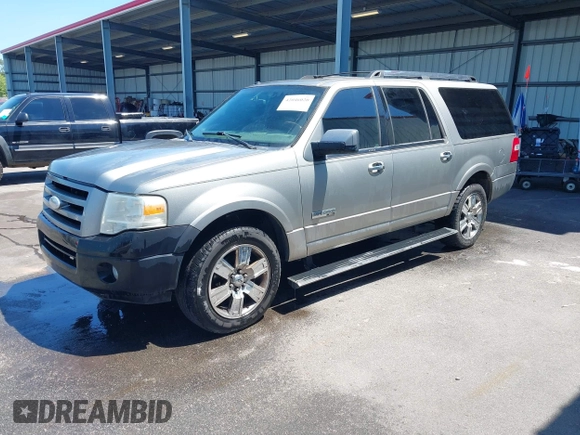 2008 Ford Expedition EL Limited with VIN 1FMFK19528LA82425, listed as a IAAI auction lot 42046020 with 265,012 mi miles. Bid and sale history available at carsss.com. Image 2.