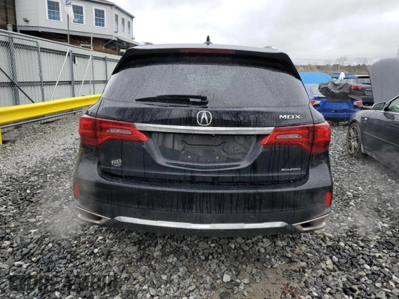 2017 Acura MDX Advance with VIN 5FRYD4H87HB029533, listed as a Copart auction lot 51931625 with 102,962 mi miles and Salvage title. Bid and sale history available at DreamBid. Image 6.