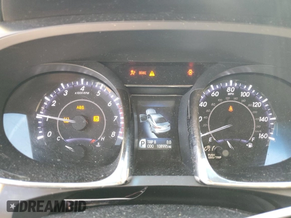 2014 Toyota Avalon Limited with VIN 4T1BK1EB4EU080093, listed as a Copart auction lot 54106595 with 108,995 mi miles and Salvage Title. Bid and sale history available at DreamBid. Image 9.