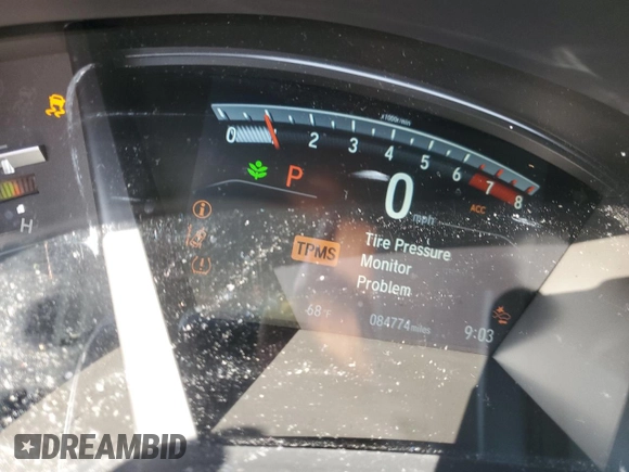 2017 Honda CR-V Touring with VIN 7FARW1H98HE022568, listed as a Copart auction lot 52231985 with 84,774 mi miles and Salvage Title. Bid and sale history available at carsss.com. Image 9.