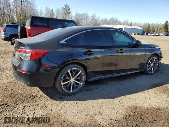 2022 Honda Civic Touring z VIN 2HGFE1F91NH001427, wystawiony jako Copart lot #53155195 z przebiegiem 83 921 mil mil oraz Szkoda całkowita • Salvage title. Historia ofert i sprzedaży dostępna na DreamBid. Obrazek 3.