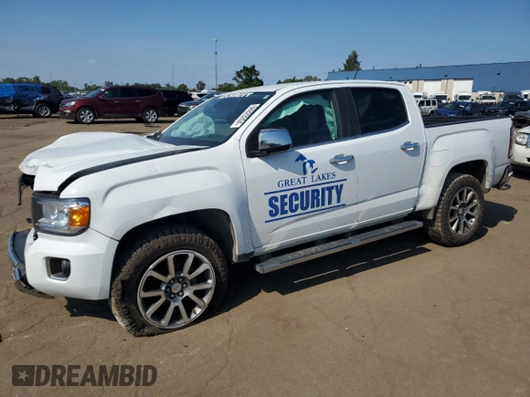 2019 GMC Canyon 4WD Denali with VIN 1GTG6EENXK1280487, listed as a Copart auction lot 68820204 with 62,519 mi miles and Non Repairable. Bid and sale history available at carsss.com. Image 1.