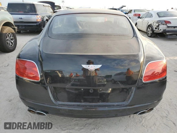 2013 Bentley Continental GT with VIN SCBFT7ZA4DC083123, listed as a Copart auction lot 75113674 with Not Provided miles and Salvage Title. Bid and sale history available at DreamBid. Image 6.