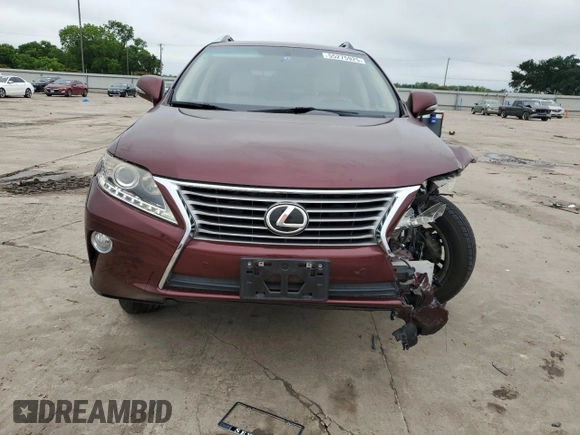 2014 Lexus RX 350 with VIN JTJZK1BA8E2418893, listed as a Copart auction lot 55275925 with 103,162 mi miles and Salvage Title. Bid and sale history available at DreamBid. Image 5.
