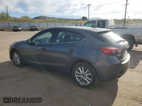 2015 Mazda 3 i Touring with VIN 3MZBM1L74FM166021, listed as a Copart auction lot 53282395 with 127,528 mi miles and Salvage Title. Bid and sale history available at DreamBid. Image 2.