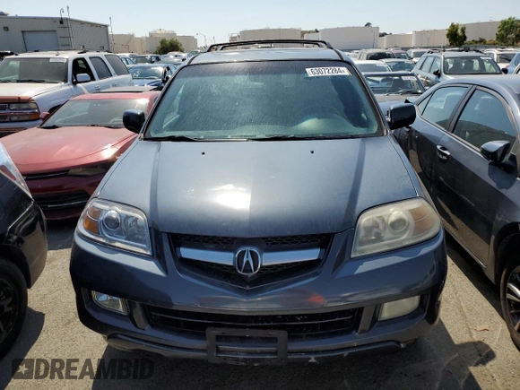 2005 Acura MDX Touring with VIN 2HNYD18975H515977, listed as a Copart auction lot 63072284 with 209,902 mi miles and Salvage Title. Bid and sale history available at carsss.com. Image 5.