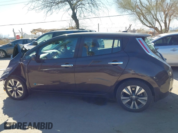 2016 Nissan LEAF SV with VIN 1N4BZ0CP5GC300798, listed as a IAAI auction lot 41837410 with 54,717 mi miles. Bid and sale history available at carsss.com. Image 15.