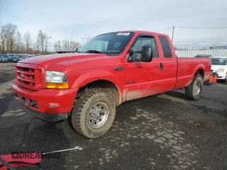 2001 Ford F-250 XL z VIN 1FTNX21F81ED63490, wystawiony jako Copart lot #43808345 z przebiegiem 400 608 mil mil oraz Szkoda całkowita • Salvage title. Historia ofert i sprzedaży dostępna na DreamBid. Obrazek 1.