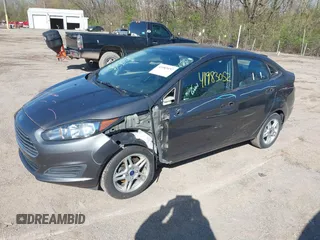 2017 Ford Fiesta SE with VIN 3FADP4BJ0HM117117, listed as a IAAI auction lot 41983052 with 99,186 mi miles. Bid and sale history available at carsss.com. Image 2.