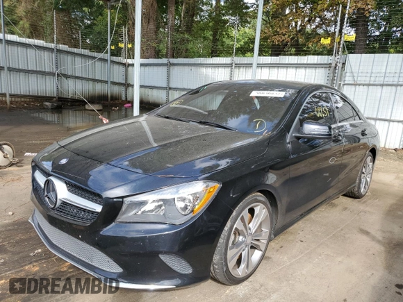 2018 Mercedes-Benz CLA with VIN WDDSJ4EB1JN515543, listed as a Copart auction lot 58636432 with 66,659 mi miles. Bid and sale history available at carsss.com. Image 2.